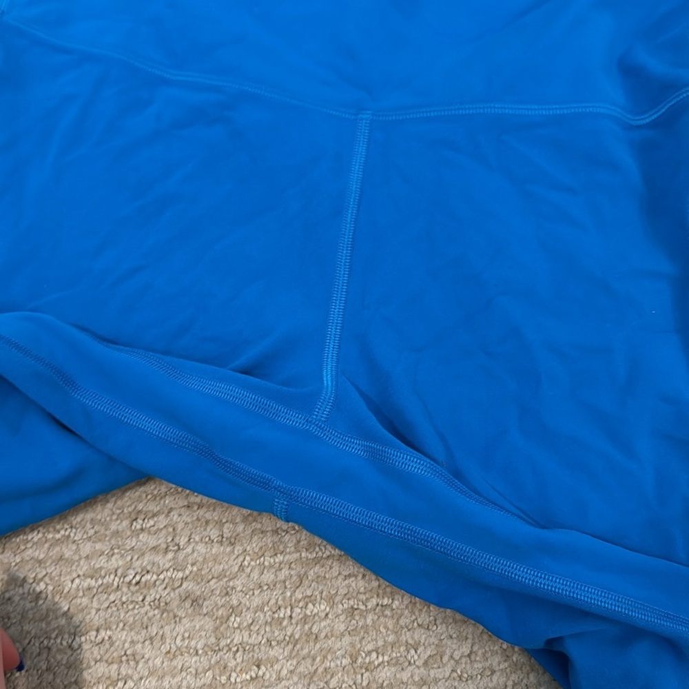Lululemon Align High-Rise Short with Pockets 8” sz 12 Poolside Blue - Picture 3 of 4